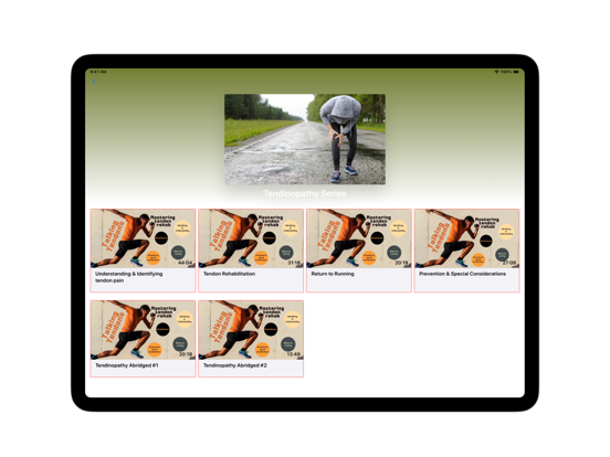 The Run Smarter Series iPad screenshot 6 - Health & Fitness app
