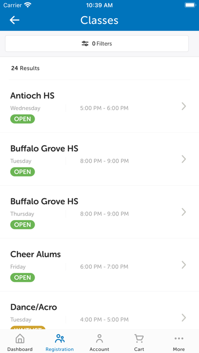 Venture Athletics Screenshot
