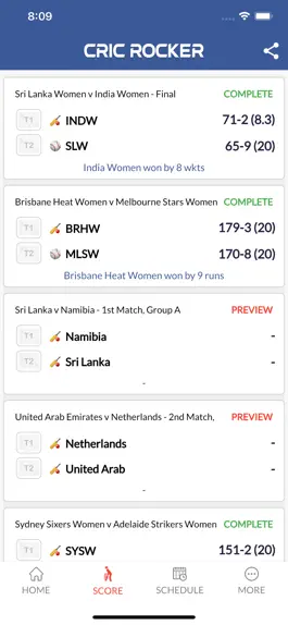 Game screenshot CricRocker - Sports Live hack