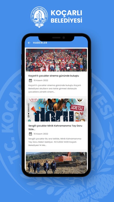 Koçarlı Belediyesi Mobil Screenshot