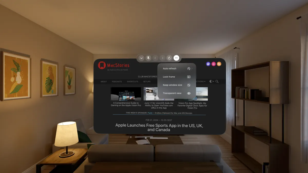 ∞Browser - Spatial Web Widgets screenshot 4