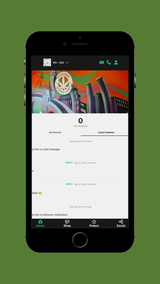 #2. Spokane Green Leaf (iOS) By: NW Green Leaf LLC