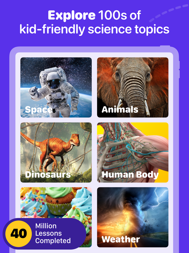 ‎Science for Kids by Tappity Screenshot