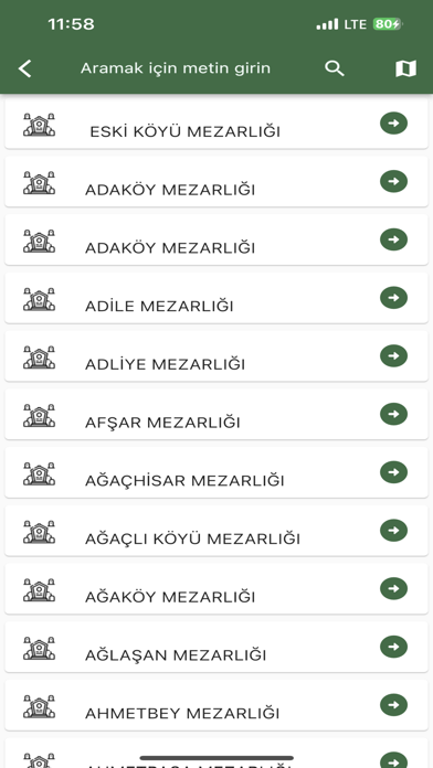 Bursa Mezarlık Bilgi Sistemi Screenshot