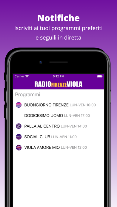 Radio FirenzeViola Screenshot