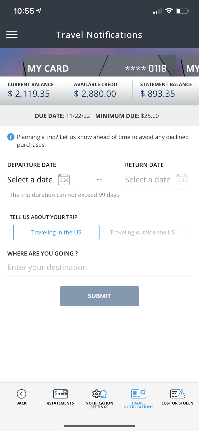 Financial First Card Manager