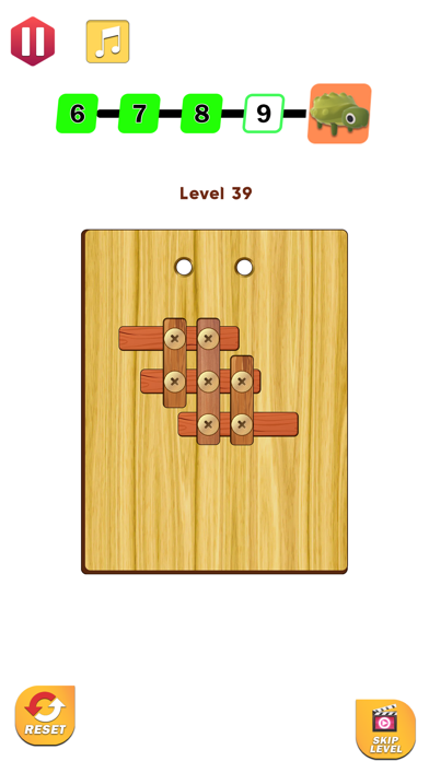 Wood Nuts and Bolts Puzzle 3D Screenshot