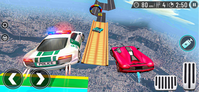 Police Car Stunt Driving Game