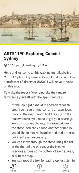 Game screenshot UNSW Walking Tours apk