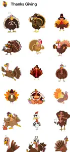 Happy ThanksGiving HD Stickers screenshot #1 for iPhone