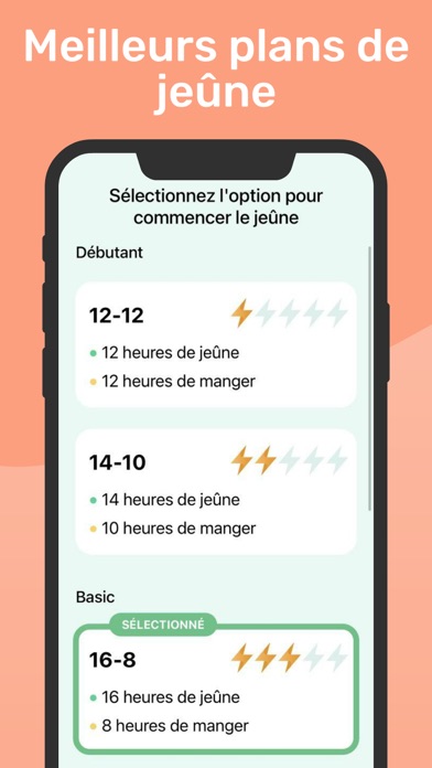 Screenshot #3 pour Jeûne intermittent - Régime
