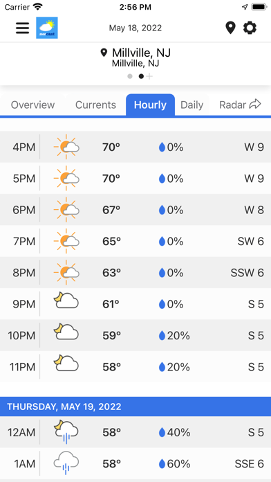 NorCast Weather Screenshot