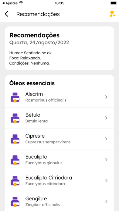 Meu Bem-Estar Screenshot