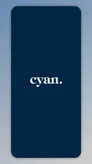 cyan iphone screenshot 1