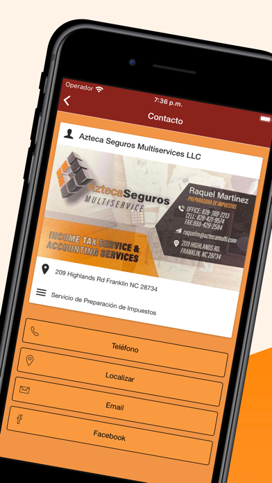 Azteca Multiservices Screenshot