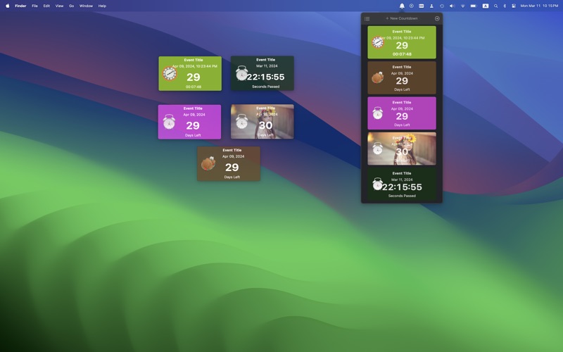 Countdown widget