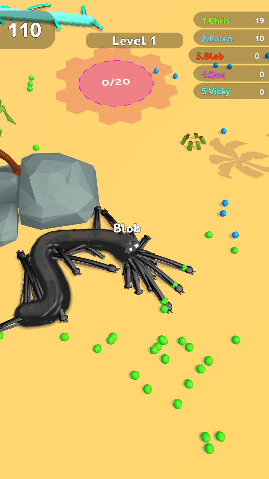 #1. Blobstick (iOS) 由: h8games