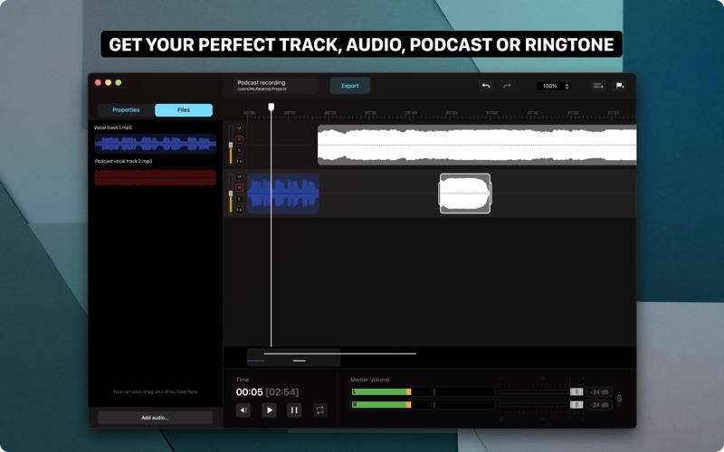 Audio One: Easy Music Editing Screenshot