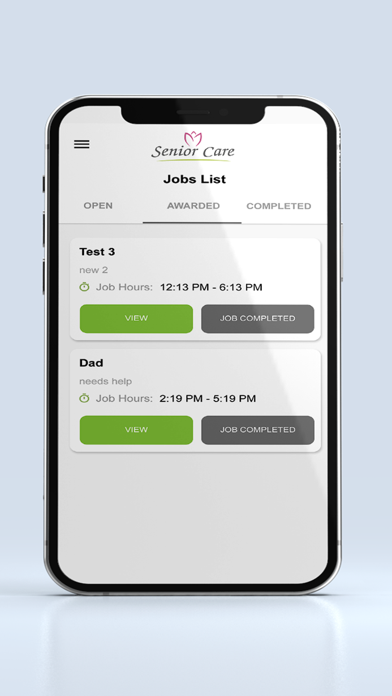 Senior Care Staff Screenshot