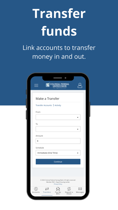 Colonial Federal Mobile Screenshot