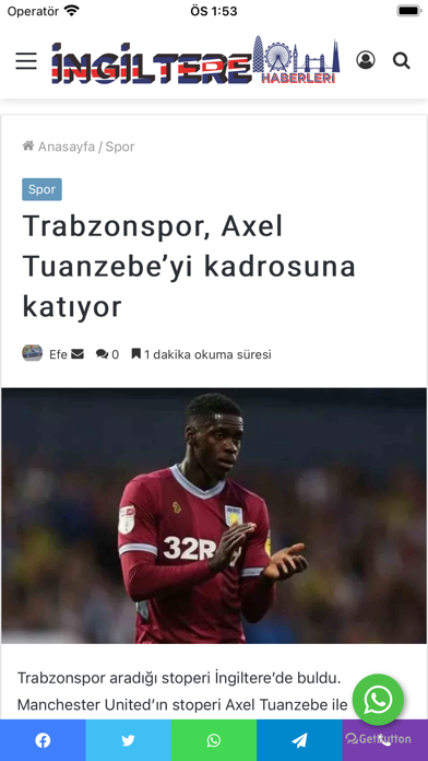 İngiltere Haberleri Screenshot