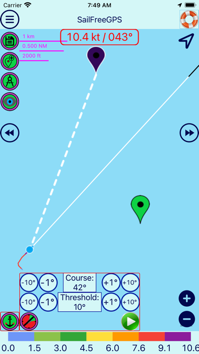 SailFreeGPS Screenshot