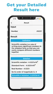 scientific notation converter iphone screenshot 3
