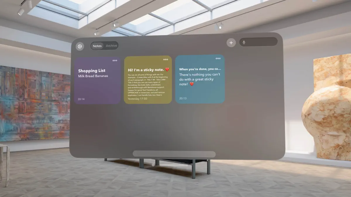 Memo • Sticky Notes screenshot 1