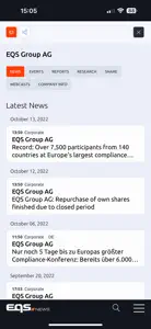 EQS News (DGAP) screenshot #4 for iPhone