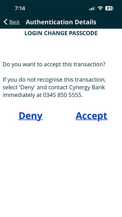 Cynergy Bank Authenticator screenshot-6