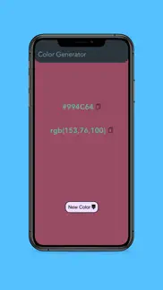 color generator (hex + rgb) iphone screenshot 2