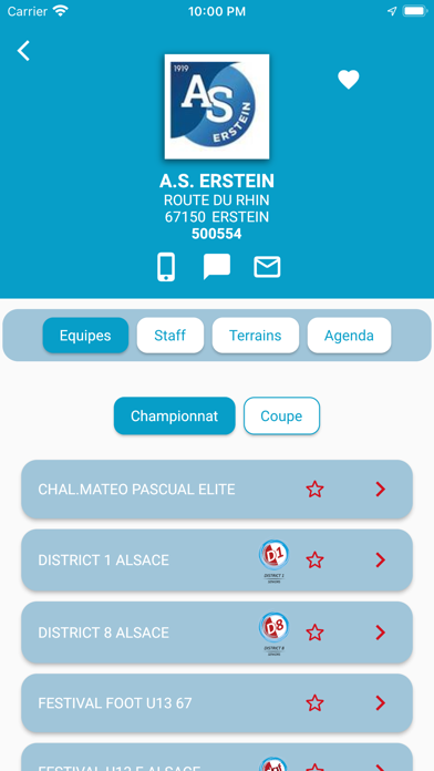 District Alsace Football Screenshot