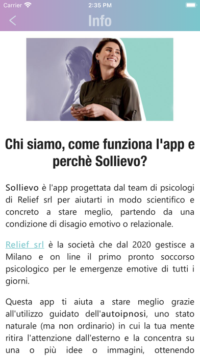 Sollievo Screenshot