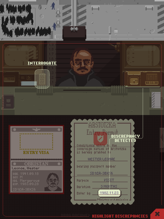 Papers, Please' for iPad Review – A Must-Play Storytelling Experience –  TouchArcade