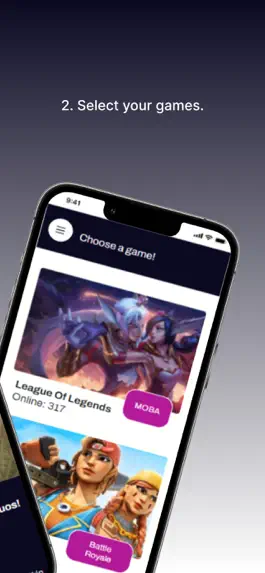 Game screenshot DUOS: Gaming Buddy Finder apk