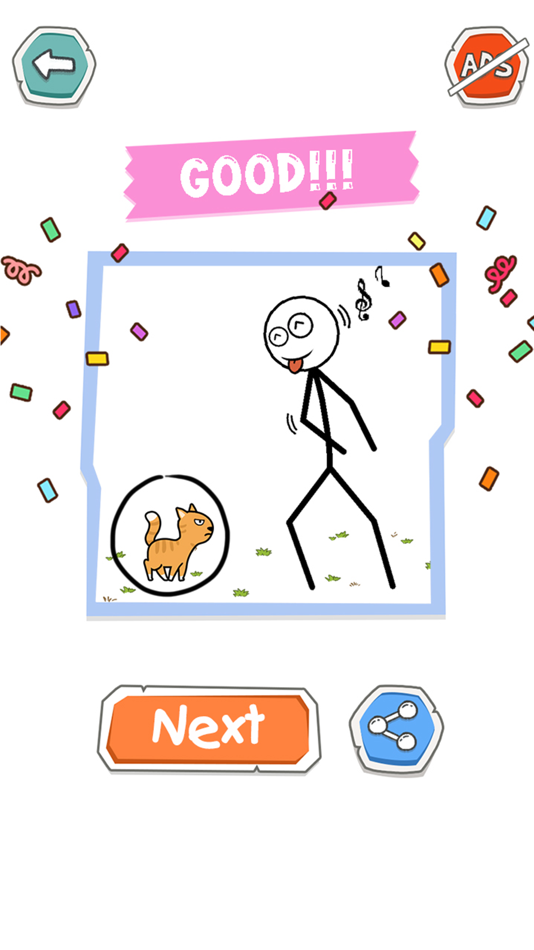 #5. Draw Line Puzzle: physic game? (iOS) By: Mai Chan
