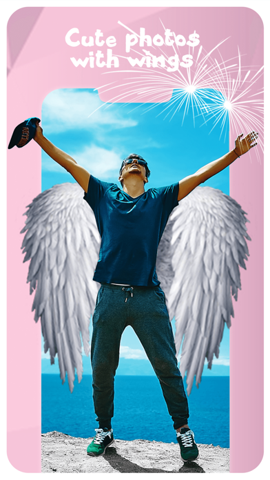 Angel Wings Cute Photo Editor Screenshot