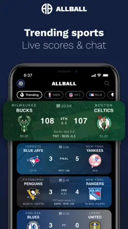 Game screenshot ALLBALL: Sports Chat & Reddit mod apk