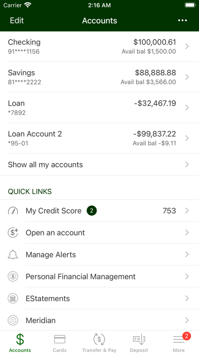 Municipal Bank Mobile Banking Screenshot