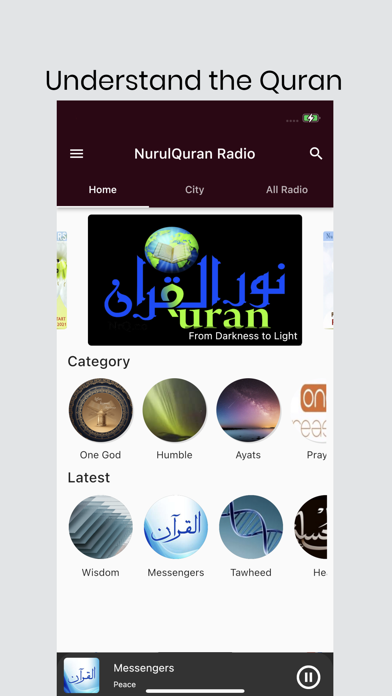 NurulQuran RadioStations Screenshot