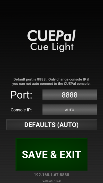 CUEPal Cue Light Screenshot
