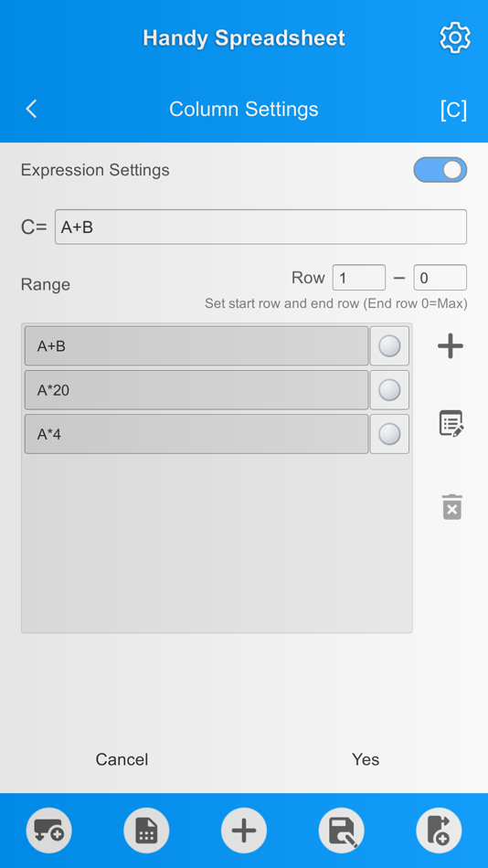 #4. Handy Spreadsheet (iOS) 由: 世恩 朱