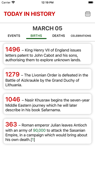 Screenshot #3 pour Today.In.History
