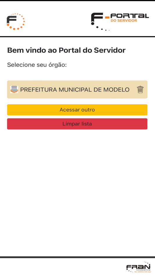 #2. f-PortalServidor (iOS) By: FRAN INFORMATICA LTDA