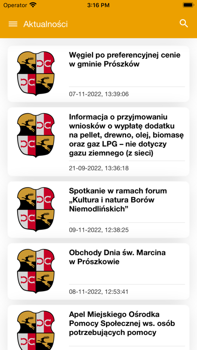 Gmina Prószków Screenshot
