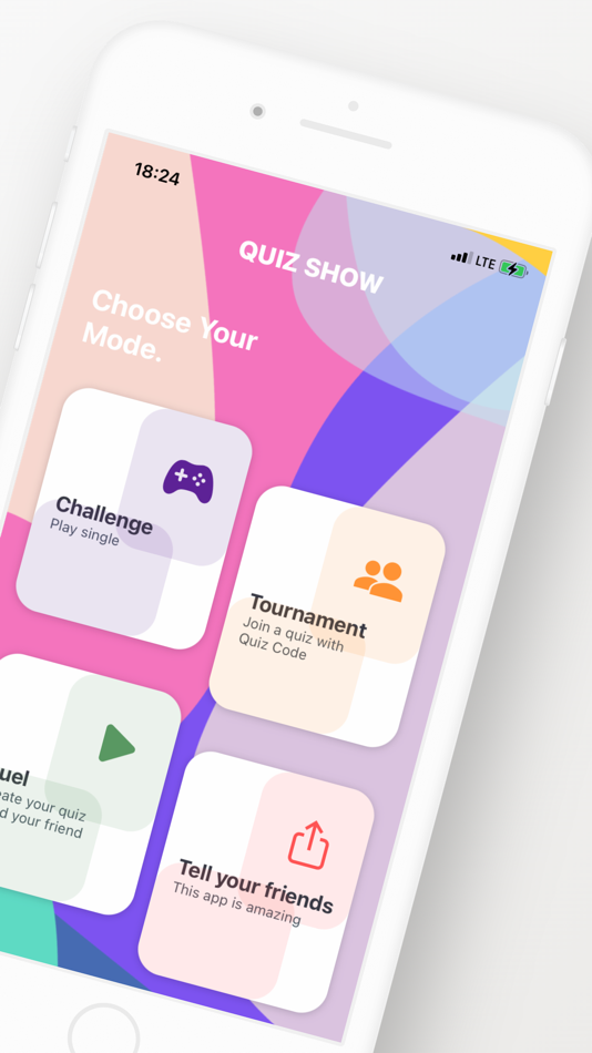 #2. Quiz Show -Create your quizzes (iOS) Podle: Suleyman Celikel