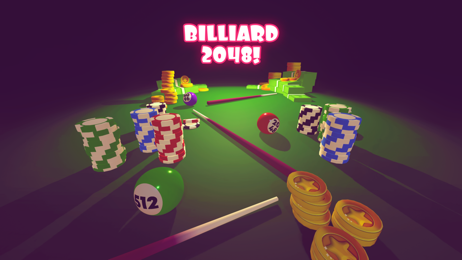 Billiard 2048: Pushing Master - 1.1.0 - (iOS)