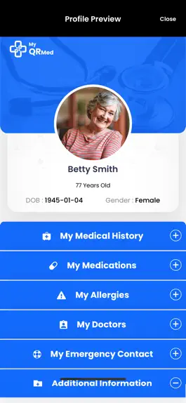 Game screenshot MyQRMed mod apk
