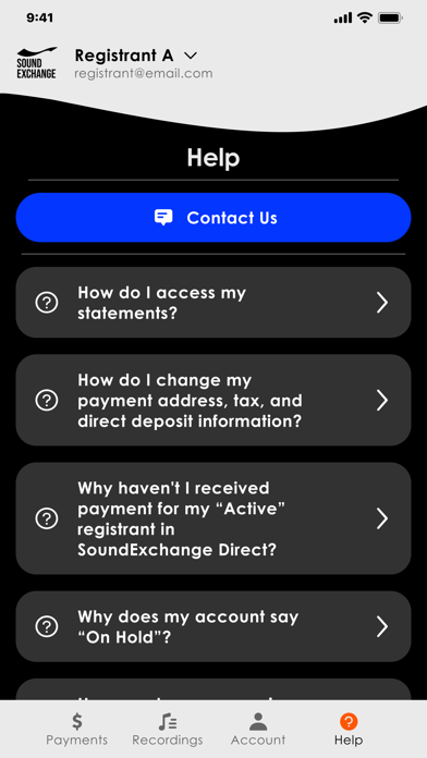 SoundExchange Screenshot