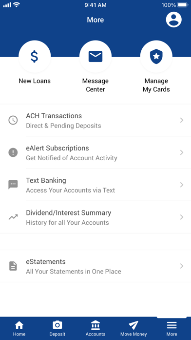 Chiphone Federal Credit Union Screenshot